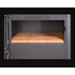 Fogão a lenha com forno Bronpi Tudela 13 kW