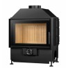 Flat 80 A.Caminetti Open Side Wood Fireplace