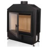 Flat 80 A.Caminetti Open Side Wood Fireplace