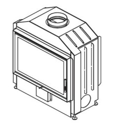 Appartamento 80 A.Caminetti Camino a legna aperto