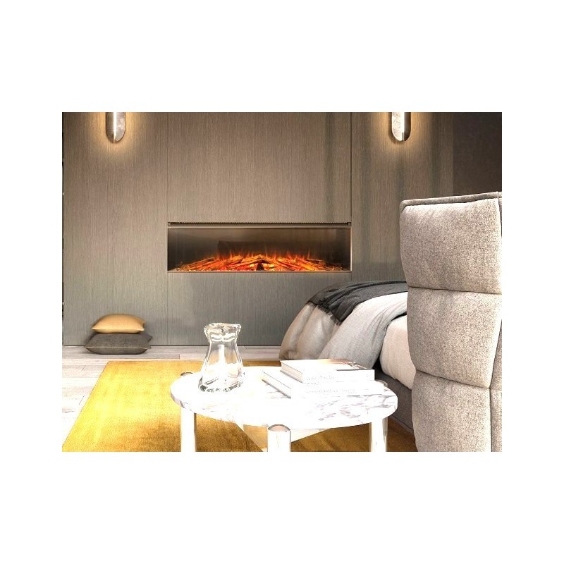 Lumen 1600 electric fireplace with built-in Nordica