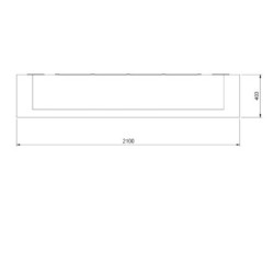 Lumen 1600 electric fireplace in charcoal grey frame by Nordica