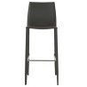 Lot de 4 Chaises de Bar Simili-Cuir Gris KosyForm