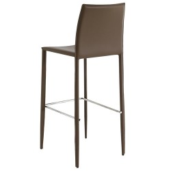 Lot de 4 Chaises de Bar Simili-Cuir Sable KosyForm