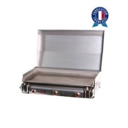 Couvercle Tout Inox pour Plancha Gaz Tonio Triad ou Trio 3 Feux