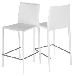 Lot de 4 Chaises Plan de Travail Blanche KosyForm