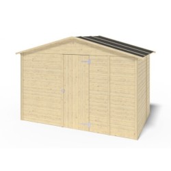 Kaufmannshütte aus Fichtenholz 3x2 m KosyGarden 5.8m2