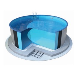 Round Pool Azuro Ibiza 500 H150 Sandfilter