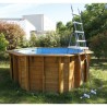 Sunwater 360 All in One Wooden Pool Ubbink Liner Blue