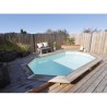 Wooden Pool Ubbink Azura 400x300 H120cm Liner beige
