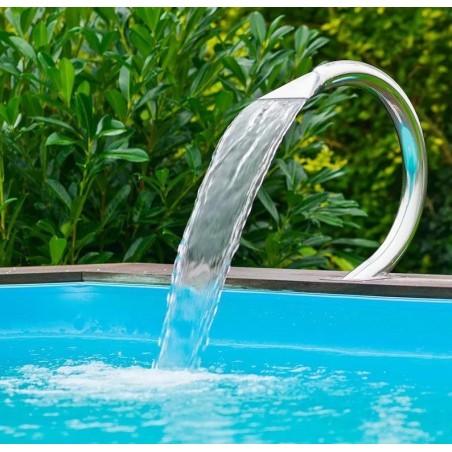 Ducha Mamba, cascada de piscina de acero inoxidable