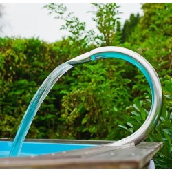 Ducha Mamba, cascada de piscina de acero inoxidable