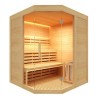 Sauna tradicional Sense 3 plazas con paquete completo de 3,5 kW France Sauna