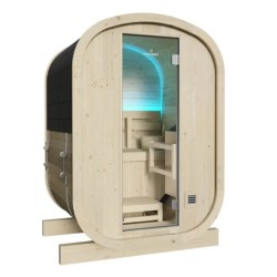 La sauna al aire libre Gaïa Nova de Holl para 6 plazas en Spruce