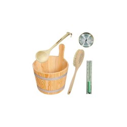 La sauna all'aperto Gaïa Nova 6-posti di Holl's a Spruce