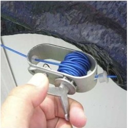 Cubierta ovalado de piscina sobre el suelo 550x366 antracita