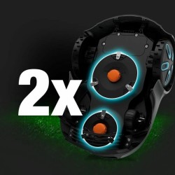 Rasaerba robotizzato Gardena Smart SILENO max 1200 M² 100 m 1000 m² 250 m 180 m 800 m² 220 m 750 m² 1800 M²