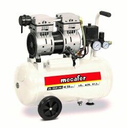 Compressor de Ar MECAFER 425523 Horizontal Silencioso 8 bar 24 L