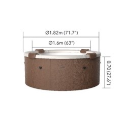 Spa Rova Rond Hydro Jets  MSpa 4 à 6 places