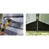 Abri de jardin Skylight 2x3.8m KosyGarden polycarbonate gris foncé