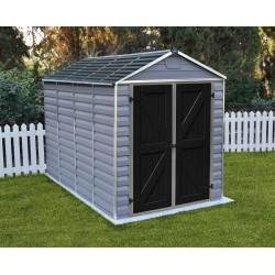 Skylight garden shed 1.8x3m KosyGarden polycarbonate Deco dark grey
