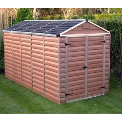 Capanno da giardino per lucernari 2x3.8m KosyGarden policarbonato marrone ambrato