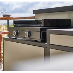 Plancha Electric Forge Adour Modern 60 Acero Negro