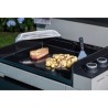 Plancha Gaz Forge Adour Premium Acero 60 Negro y Gris