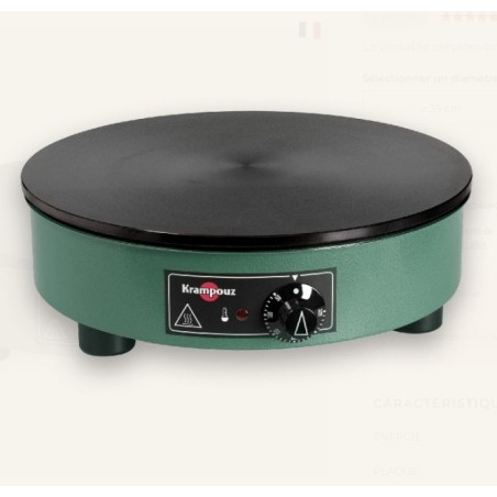 Crêpière électrique Billig Ø 40 cm Krampouz
