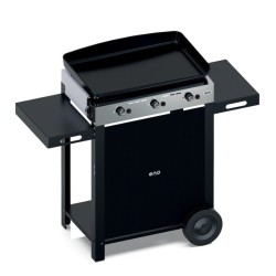 Eno Combo Chariot et Plancha Gaz Initial 65 3 Feux Inox