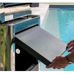 Eno Chariot Achille Inox avec porte noire