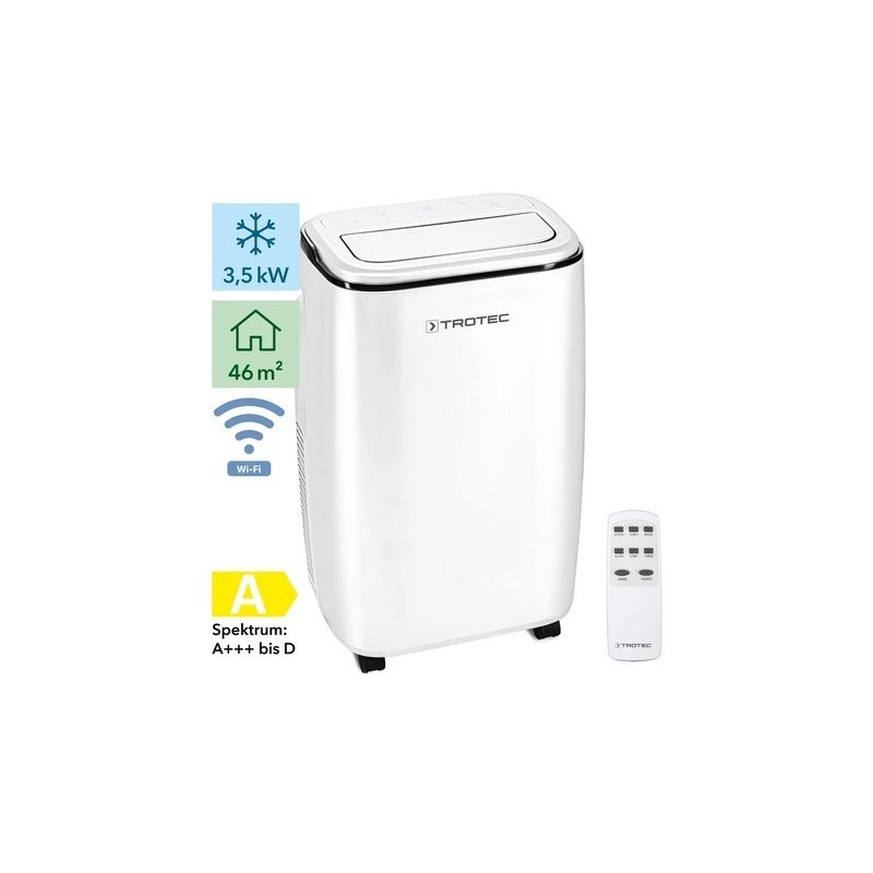 Climatiseur Trotec Mobile PAC 3501 S WiFi jusqu'à 115 m3