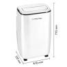 Climatiseur Trotec Mobile PAC 3501 S WiFi jusqu'à 115 m3