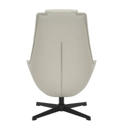 Fauteuil Pivotant Aric en PU gris VeryForma