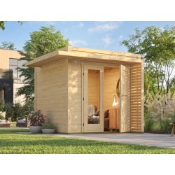 Abri de jardin en bois Amberley 1 L.289xH.234xP.289cm Naturel Weka