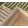 Abri de jardin en bois Amberley 1 L.289xH.234xP.289cm Naturel Weka
