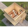Abri de jardin en bois Amberley 1 L.289xH.234xP.289cm Naturel Weka