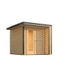 Abri de jardin en bois Amberley 2 L.250xH.233xP.250cm Naturel Weka