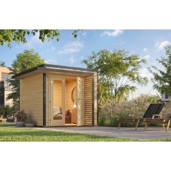Abri de jardin en bois Amberley 2 L.250xH.233xP.250cm Naturel Weka