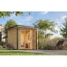 Abri de jardin en bois Amberley 2 L.250xH.233xP.250cm Naturel Weka