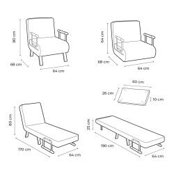 4-in-1 Schlafsessel Softfa InnovaGoods