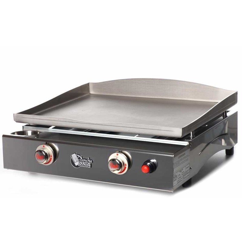 Plancha Gaz Tonio Lagoa 2 Feux Caisson et Plaque Inox Plancha Gaz Tonio Lagoa 2 Feux Caisson et Plaque Inox
