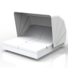 Transat Vela Daybed Vondom Inclinable Blanc Mat avec Parasol