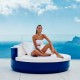 Bain de Soleil ULM Vondom DayBed Sofa Laqué Bleu