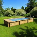 Urban Pool Procopi Holz 600 x 250 x H 133 Automatische Abdeckung