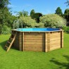 Piscine en Bois Hors-Sol Tropic 414 Octogonale BWT myPOOL