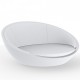 Ulm daybed Round Shell VONDOM bianco SILVERTEX 210x200xH97