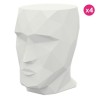 Conjunto de 4 Tabourets Adan VONDOM blanco