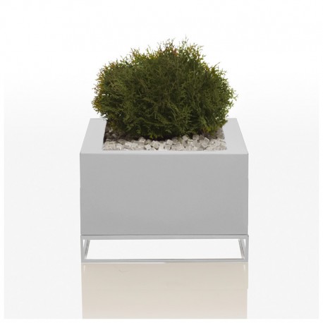 Pot Jardinière Vela Land H40 Vondom Blanc