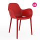 Lot de 4 Chaises Sabinas Vondom Rouge